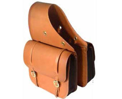 Leather Saddlebags - Large