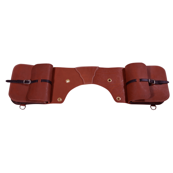 Leather Saddlebags - Medium
