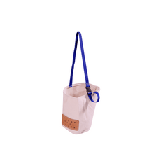 Canvas Feed Bucket - Leather Bottom