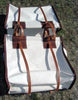 Pro Leather End Canvas Pack Panniers - Standard & Oversize