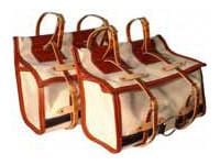 Canvas Salt Block Panniers
