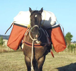Utah Horse Panniers - Canvas